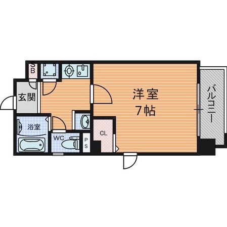 ジュネーゼ大阪城南の物件間取画像